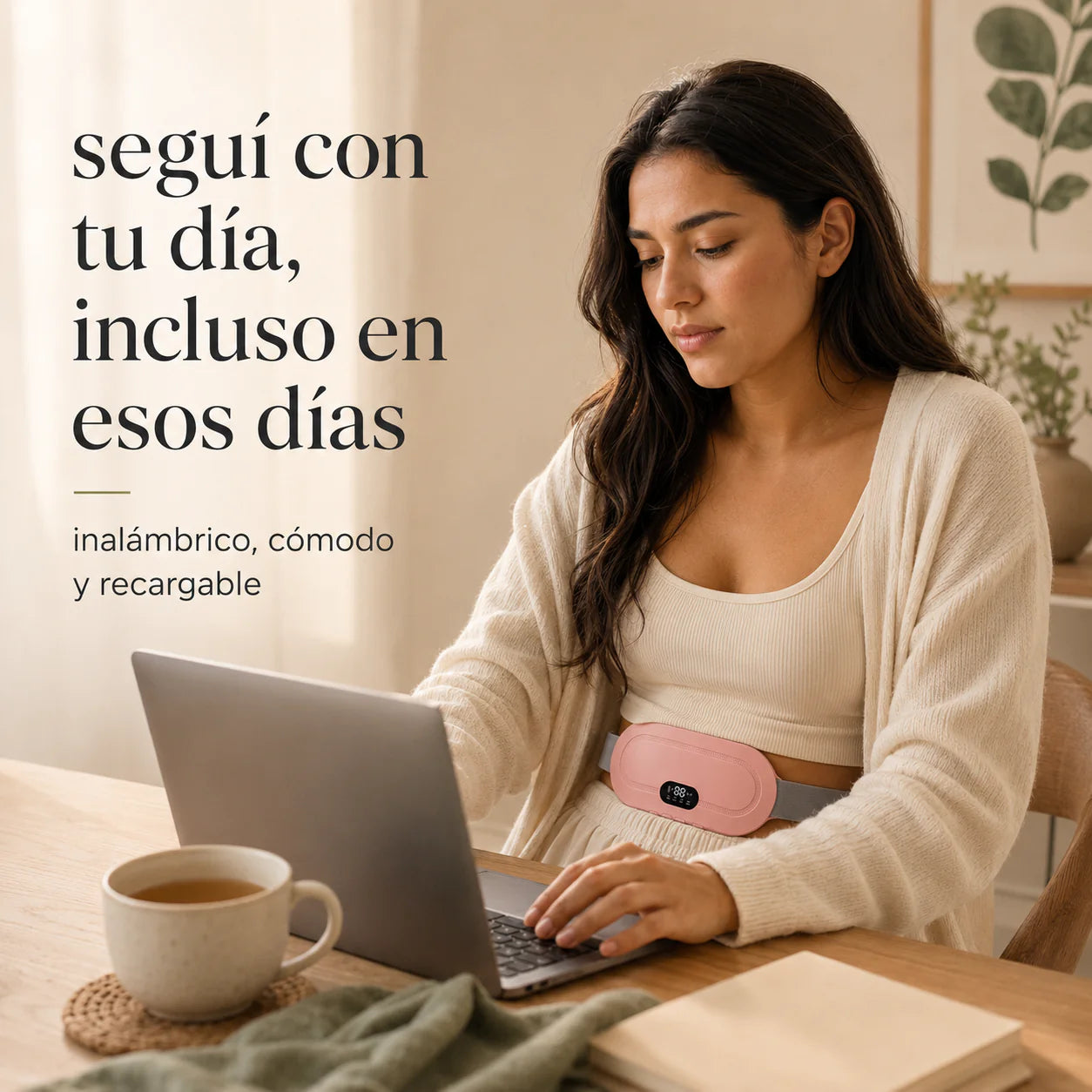 Alivio Inteligente para Cólicos Menstruales
